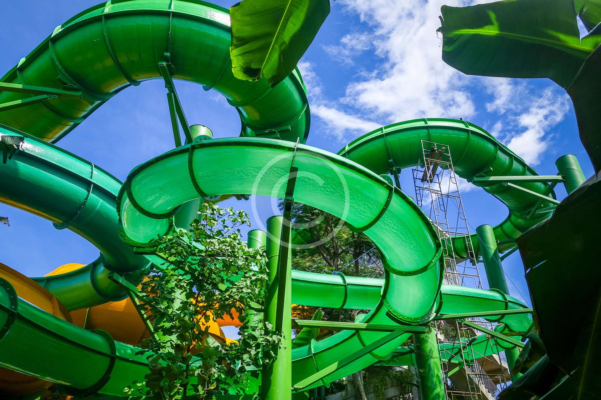 Waterslides